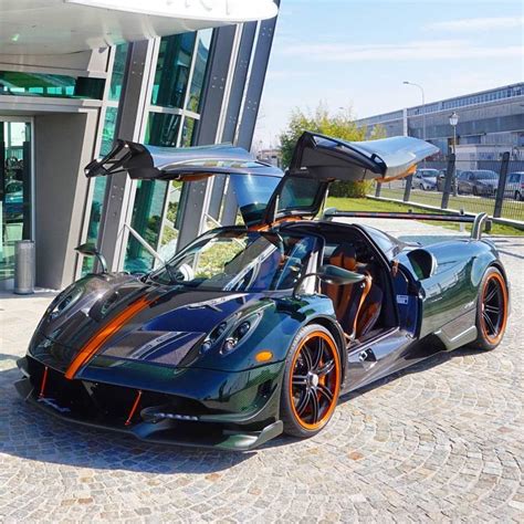 pagani blue orange green.